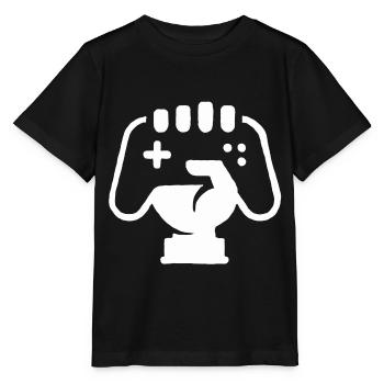 J'aime les jeux, le jeu de contrôleur de console - T-shirt bio MINI CREATOR Stanley/Stella Enfant - noir - Devant - Mikhail (115cm)