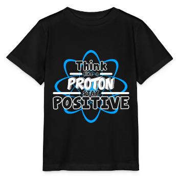 Science de la physique des neutrons protoniques - T-shirt bio MINI CREATOR Stanley/Stella Enfant - noir - Devant - Mikhail (115cm)