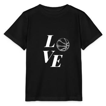 love basketball tshirt pullover sweatshirt and accessories - Stanley/Stella MINI CREATOR Kids’ T-Shirt - black - Front - Mikhail (115cm)