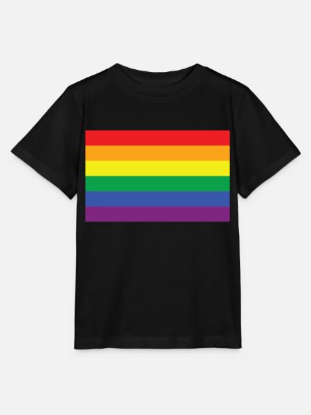 Regenbogen - Stanley/Stella Kinder T-Shirt MINI CREATOR - Schwarz