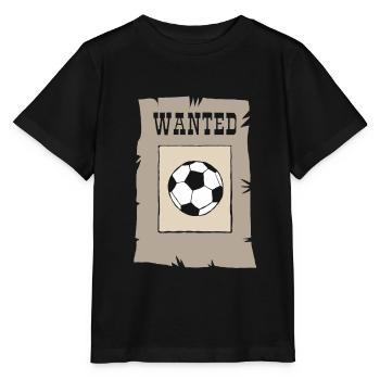 wanted Football wants football Soccer Soccer Ball - Stanley/Stella MINI CREATOR Kids’ T-Shirt - black - Front - Mikhail (115cm)