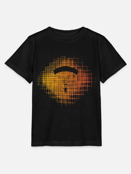 Paraglider - Stanley/Stella Kinder T-Shirt MINI CREATOR - Schwarz