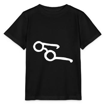 Lunettes Glass Aveugles Cadeau - T-shirt bio MINI CREATOR Stanley/Stella Enfant - noir - Devant - Mikhail (115cm)