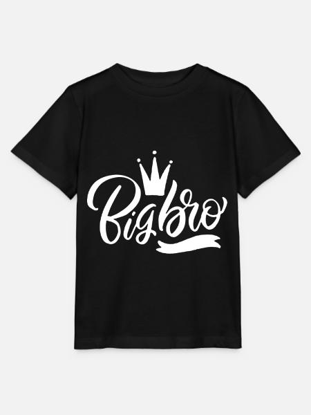 großer Bruder - Stanley/Stella Kinder T-Shirt MINI CREATOR  - Schwarz