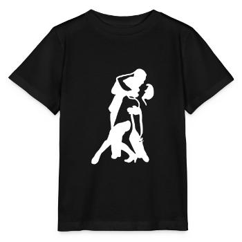Tango paar 1 - Stanley/Stella Kinder T-Shirt MINI CREATOR  - Schwarz - Vorne - Mikhail (115cm)