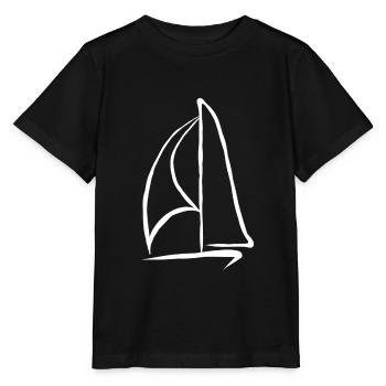 Segelboot Segelschiff Segeln Segler Segelsport - Stanley/Stella Kinder T-Shirt MINI CREATOR  - Schwarz - Vorne - Mikhail (115cm)