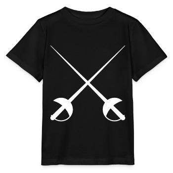 épées 1 - T-shirt bio MINI CREATOR Stanley/Stella Enfant - noir - Devant - Mikhail (115cm)