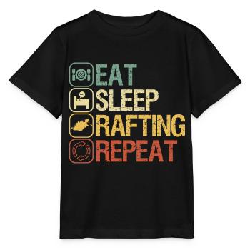 Rafting - T-shirt bio MINI CREATOR Stanley/Stella Enfant - noir - Devant - Mikhail (115cm)