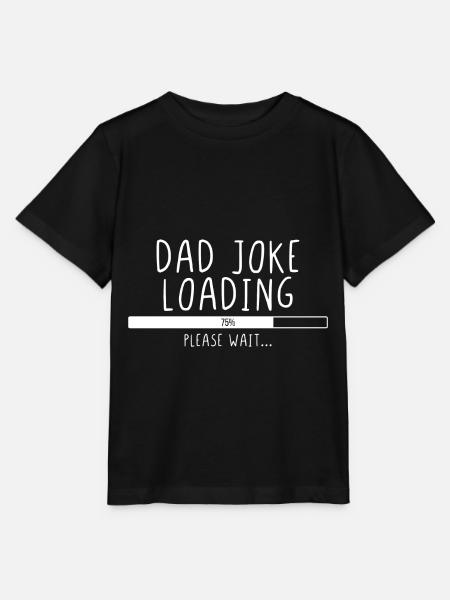 Dad Joke Loading Please Wait - Stanley/Stella Kinder T-Shirt MINI CREATOR - Schwarz