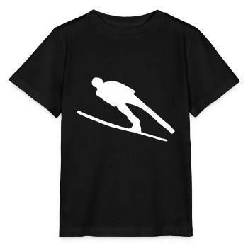 Saut à ski saut à ski sports d'hiver ski - T-shirt bio MINI CREATOR Stanley/Stella Enfant - noir - Devant - Mikhail (115cm)