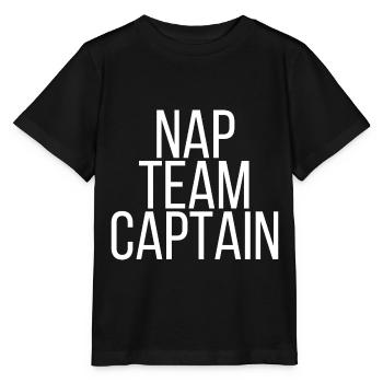 Nap team captain - Stanley/Stella MINI CREATOR Kids’ T-Shirt - black - Front - Mikhail (115cm)