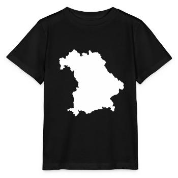 Bavière contour fier cadeau Bayer Allemagne - T-shirt bio MINI CREATOR Stanley/Stella Enfant - noir - Devant - Mikhail (115cm)