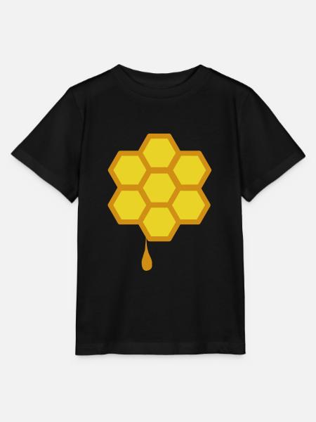 Honig Biene Geschenk Honigwabe Insekt Imker - Stanley/Stella Kinder T-Shirt MINI CREATOR - Schwarz