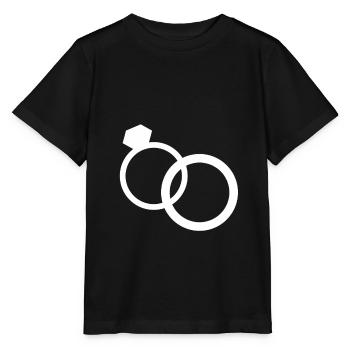 Wedding rings marriage rings wedding marriage ring marry - Stanley/Stella MINI CREATOR Kids’ T-Shirt - black - Front - Mikhail (115cm)
