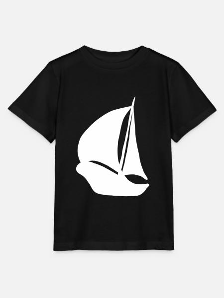 Segelboot Boot Segeln Schiff Geschenk Segelschiff - Stanley/Stella Kinder T-Shirt MINI CREATOR - Schwarz