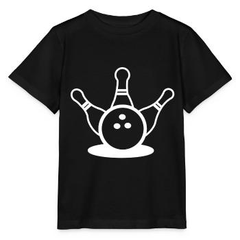Bowling Bowling Boule de Bowling Bowling - T-shirt bio MINI CREATOR Stanley/Stella Enfant - noir - Devant - Mikhail (115cm)