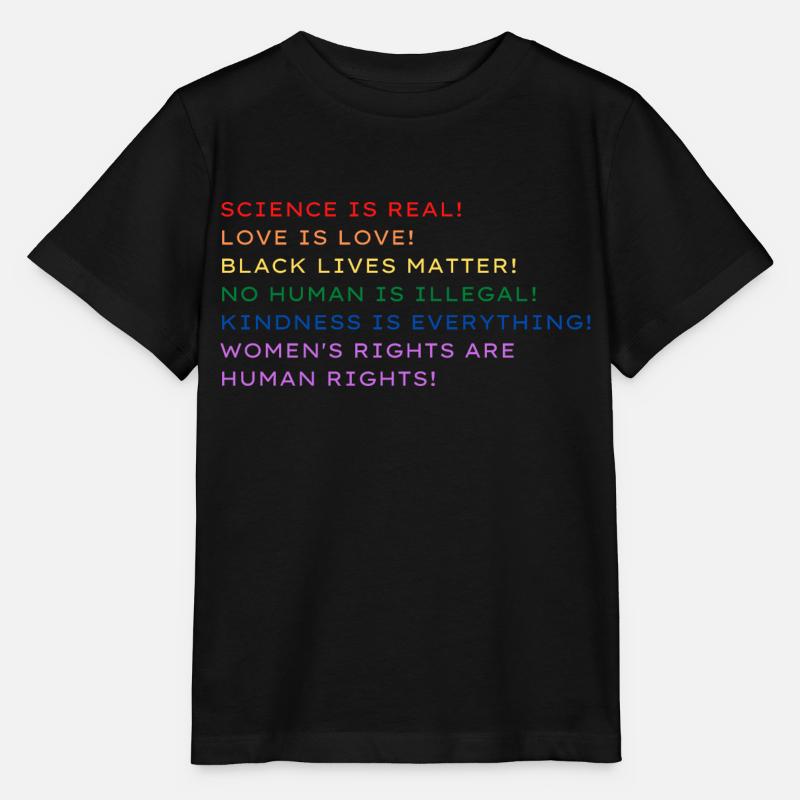 Science, c’est réel ! - T-shirt bio MINI CREATOR Stanley/Stella Enfant - noir