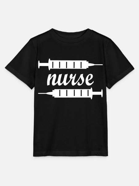 Nurse Krankenschwester Doctor - Stanley/Stella Kinder T-Shirt MINI CREATOR  - Schwarz