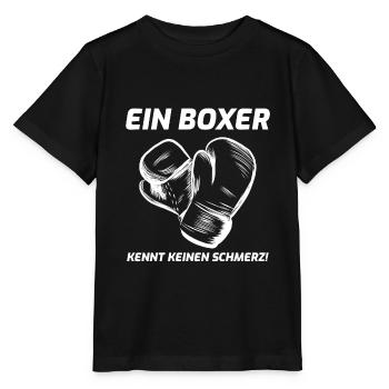 Boxen Boxer Spruch - Stanley/Stella Kinder T-Shirt MINI CREATOR  - Schwarz - Vorne - Mikhail (115cm)