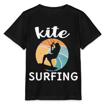 Kitesurfen Kiteboarding Kite Kiten - Stanley/Stella Kinder T-Shirt MINI CREATOR  - Schwarz - Vorne - Mikhail (115cm)