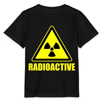 Radioaktives Zeichen - Stanley/Stella Kinder T-Shirt MINI CREATOR  - Schwarz - Vorne - Mikhail (115cm)