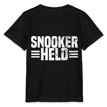 snooker held - Stanley/Stella Kinder T-Shirt MINI CREATOR  - Schwarz - Vorne - Mikhail (115cm)