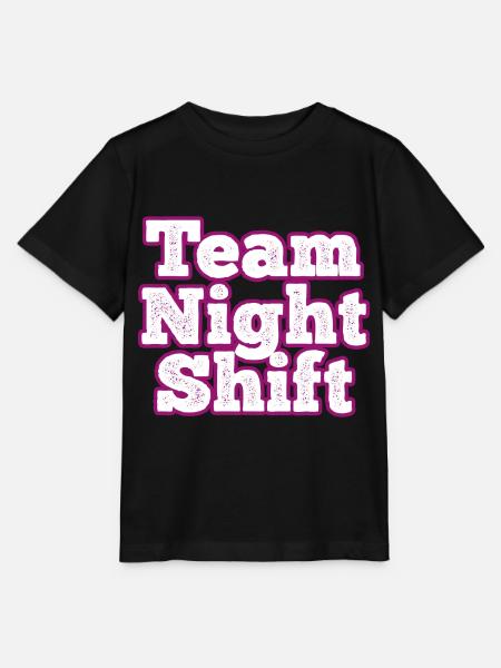 Team Nachtschicht - Stanley/Stella Kinder T-Shirt MINI CREATOR - Schwarz