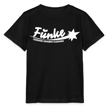 Logo Funke - Stanley/Stella Kinder T-Shirt MINI CREATOR  - Schwarz - Vorne - Mikhail (115cm)