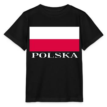 POLSKA - Stanley/Stella MINI CREATOR Kids’ T-Shirt - black - Front - Mikhail (115cm)