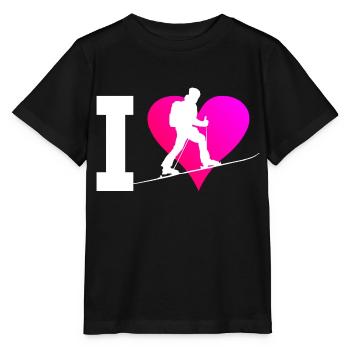 Herren Ski Touring Ski Ski Tour Ski Mountaineering - Stanley/Stella Kinder T-Shirt MINI CREATOR  - Schwarz - Vorne - Mikhail (115cm)