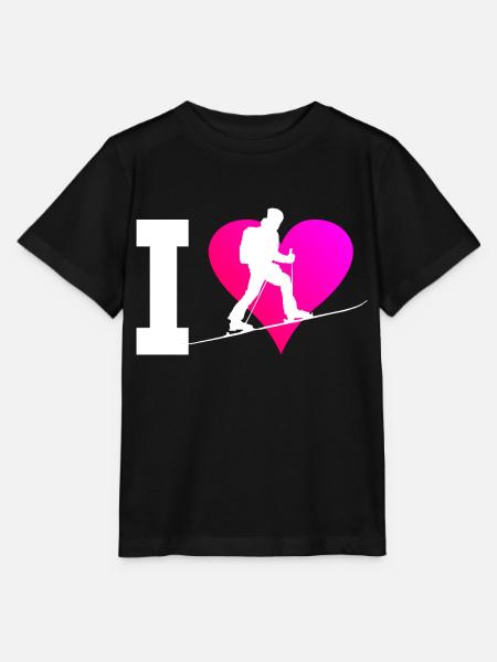 Herren Ski Touring Ski Ski Tour Ski Mountaineering - Stanley/Stella Kinder T-Shirt MINI CREATOR - Schwarz
