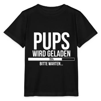 Pups wird geladen bitte warten - Stanley/Stella Kinder T-Shirt MINI CREATOR  - Schwarz - Vorne - Mikhail (115cm)