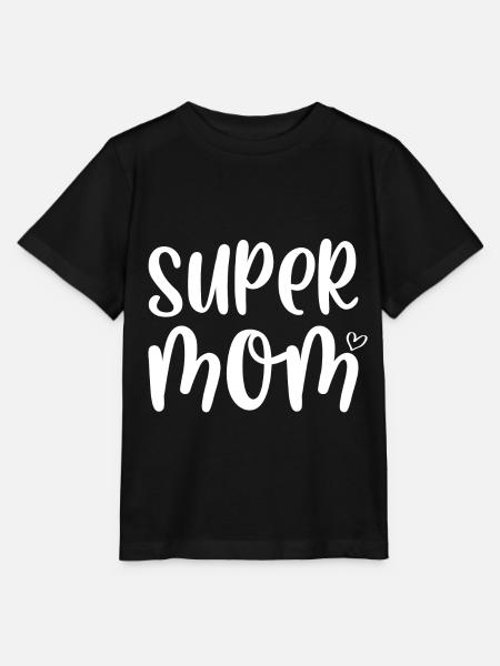 Super Mom - Stanley/Stella Kinder T-Shirt MINI CREATOR - Schwarz
