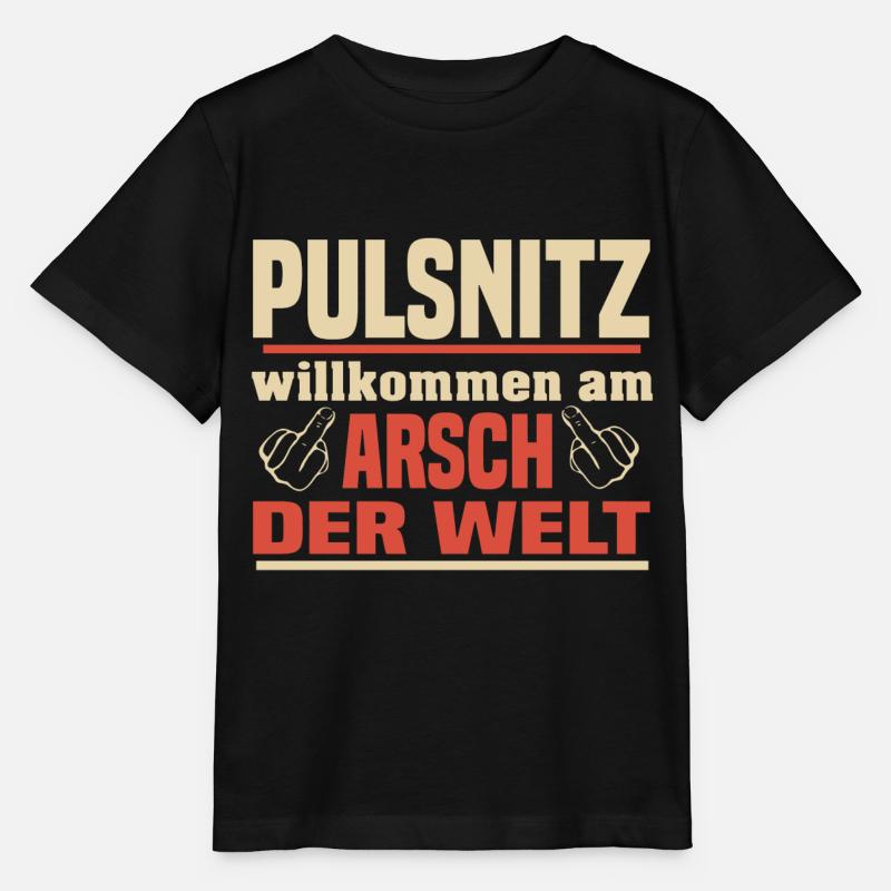 Arsch der Welt Pulsnitz - Stanley/Stella Kinder T-Shirt MINI CREATOR  - Schwarz