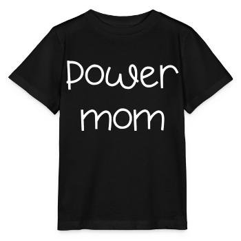 power maman maman maman maman enfants parents police - T-shirt bio MINI CREATOR Stanley/Stella Enfant - noir - Devant - Mikhail (115cm)