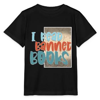 J’ai lu des livres interdits 45 - T-shirt bio MINI CREATOR Stanley/Stella Enfant - noir - Devant - Mikhail (115cm)