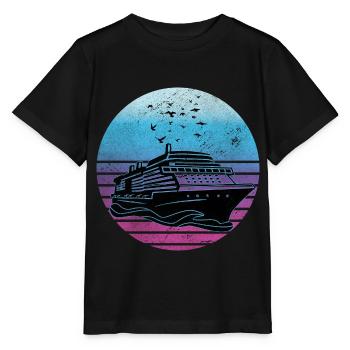 Kreuzfahrt - Stanley/Stella Kinder T-Shirt MINI CREATOR  - Schwarz - Vorne - Mikhail (115cm)