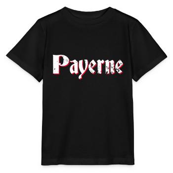 Payerne - T-shirt bio MINI CREATOR Stanley/Stella Enfant - noir - Devant - Mikhail (115cm)
