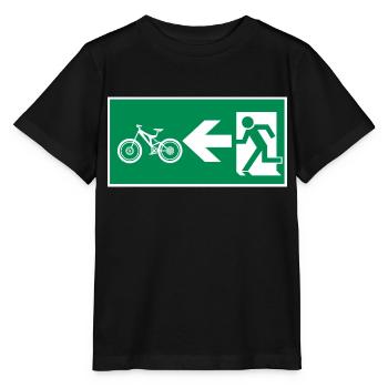 Cyclisme Sortie de secours Vélo de route VTT - T-shirt bio MINI CREATOR Stanley/Stella Enfant - noir - Devant - Mikhail (115cm)