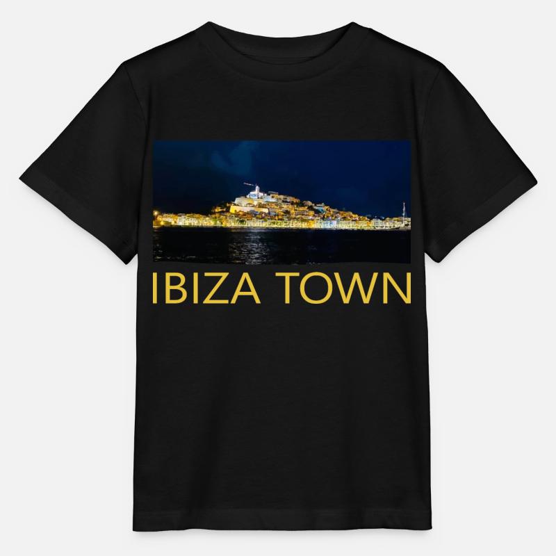 Ibiza-Stadt - Stanley/Stella Kinder T-Shirt MINI CREATOR  - Schwarz