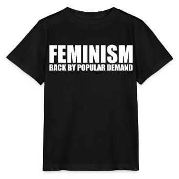Feminism quote - Stanley/Stella MINI CREATOR Kids’ T-Shirt - black - Front - Mikhail (115cm)