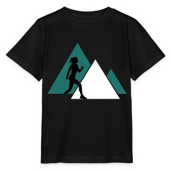 Trailrun Sportgehen Geher Trail Marathon - Stanley/Stella Kinder T-Shirt MINI CREATOR  - Schwarz - Vorne - Mikhail (115cm)