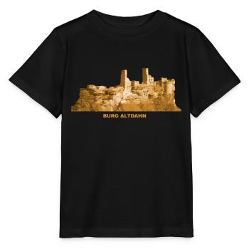 Château d’Altdahn ruine Forêt du Palatinat Rhénanie-Palatinat - T-shirt bio MINI CREATOR Stanley/Stella Enfant - noir - Devant - Mikhail (115cm)