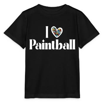 iLoVePaintbal - Stanley/Stella Kinder T-Shirt MINI CREATOR  - Schwarz - Vorne - Mikhail (115cm)