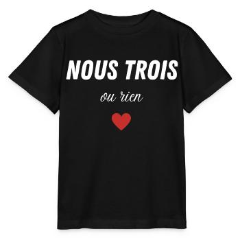 nous trois ou rien - T-shirt bio MINI CREATOR Stanley/Stella Enfant - noir - Devant - Mikhail (115cm)
