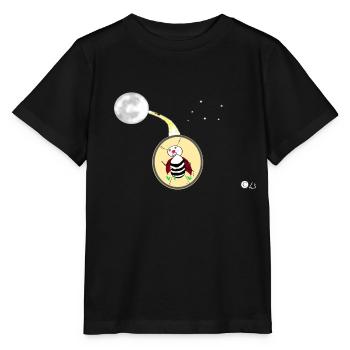 Que le scarabée aspire à la lune - T-shirt bio MINI CREATOR Stanley/Stella Enfant - noir - Devant - Mikhail (115cm)
