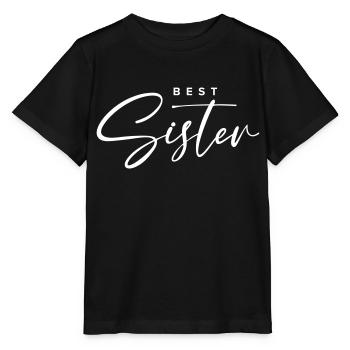 Best sister - T-shirt bio MINI CREATOR Stanley/Stella Enfant - noir - Devant - Mikhail (115cm)