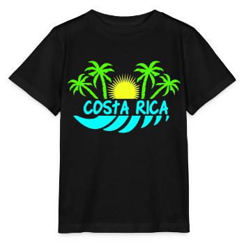 costa rica - Stanley/Stella Kinder T-Shirt MINI CREATOR  - Schwarz - Vorne - Mikhail (115cm)
