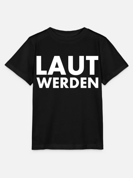Laut werden - Stanley/Stella Kinder T-Shirt MINI CREATOR - Schwarz