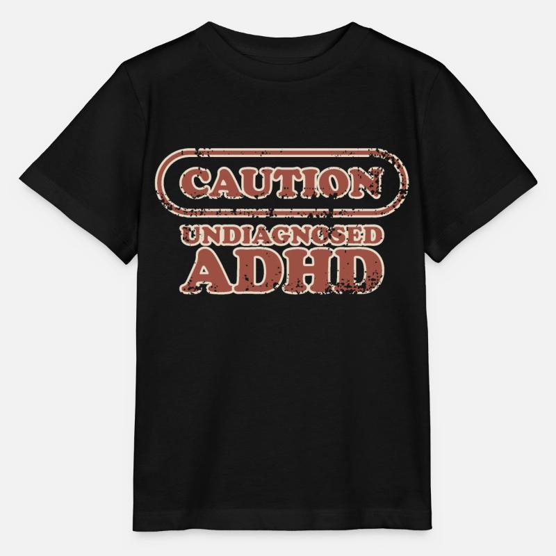 Vorsicht, ADHS - Stanley/Stella Kinder T-Shirt MINI CREATOR  - Schwarz